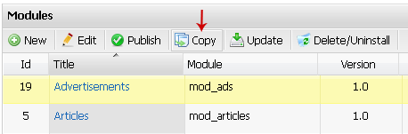 copy module